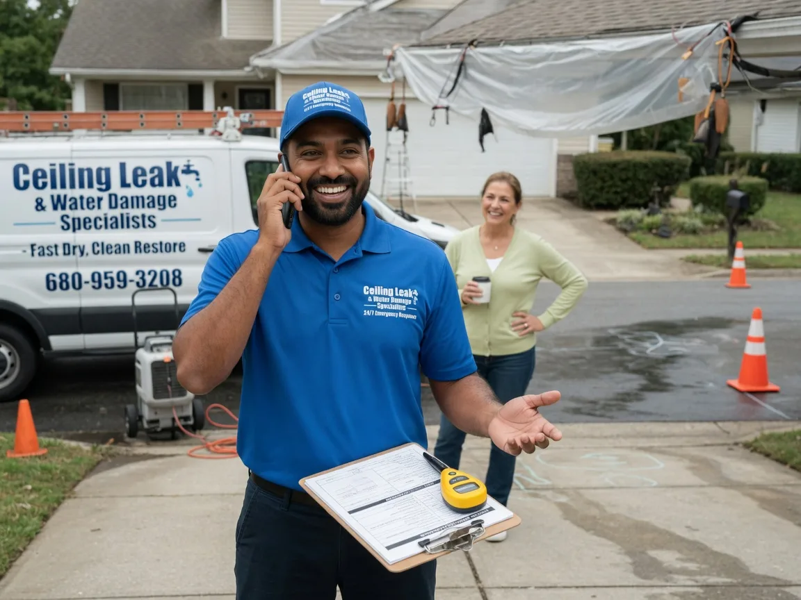 Ceiling Leak Cleanup Fellows, CA FAQs